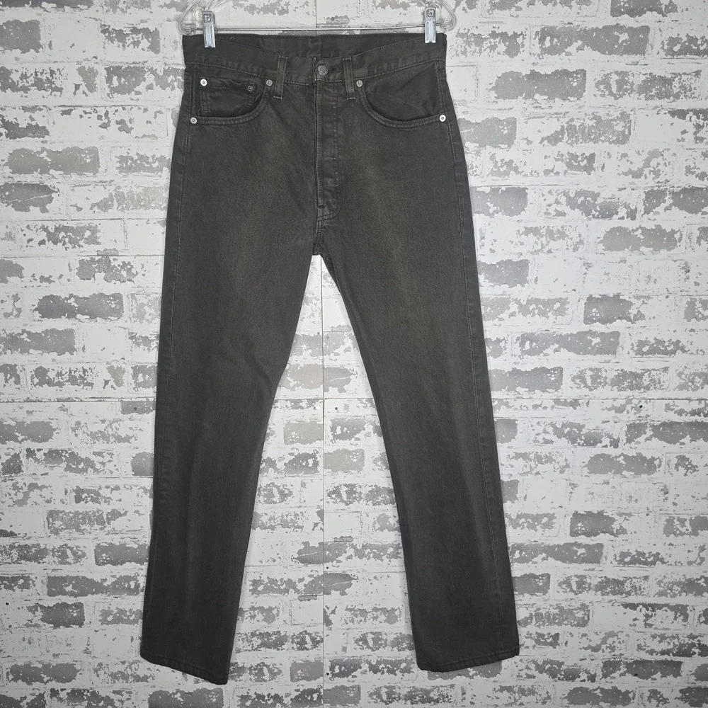 Levis 501 Jeans Mens 32x32 Brown 100% Cotton Straight Leg VTG Y2K Made‎ In USA
